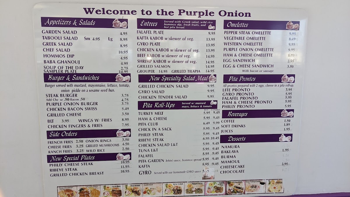The Purple Onion Deli & Grill - Pelham Menu - Image 6